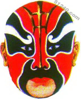 李天王臉譜 - 李天王京劇臉譜圖片 - 李天王臉譜照片