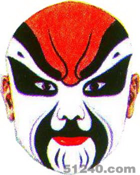 馬漢臉譜 - 馬漢京劇臉譜圖片 - 馬漢臉譜照片