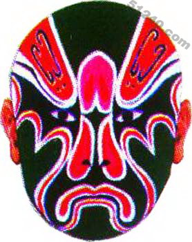 彭越臉譜 - 彭越京劇臉譜圖片 - 彭越臉譜照片