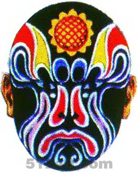 薛葵臉譜 - 薛葵京劇臉譜圖片 - 薛葵臉譜照片