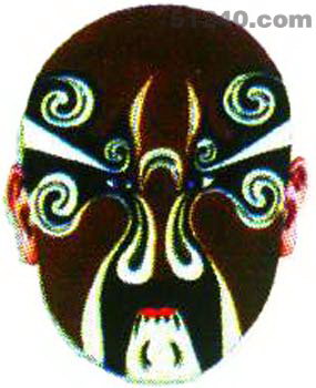 周商臉譜 - 周商京劇臉譜圖片 - 周商臉譜照片