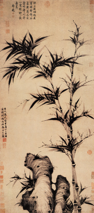 點擊圖片查看原圖 清秘閣墨竹圖 柯九思.shtml