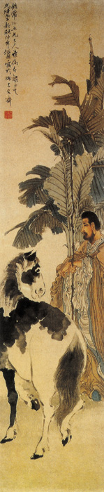 點擊圖片查看原圖 支遁愛馬圖 任頤.shtml