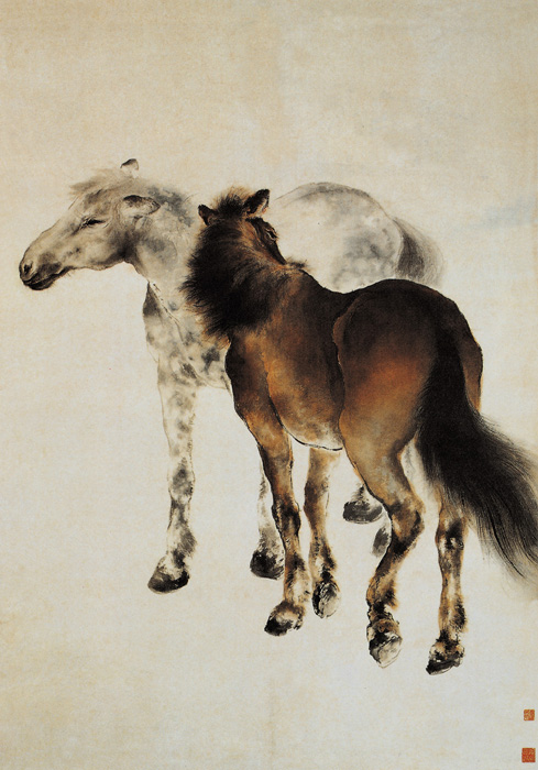 點(diǎn)擊圖片查看原圖 雙馬圖 高奇峰.shtml