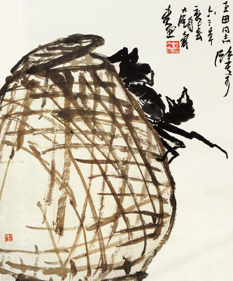 點擊圖片查看原圖 秋蟹圖 潘天壽.shtml