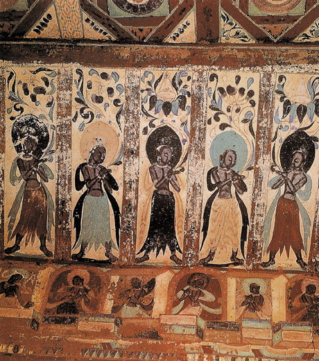 點(diǎn)擊圖片查看原圖 供養(yǎng)菩薩 壁畫(huà).shtml