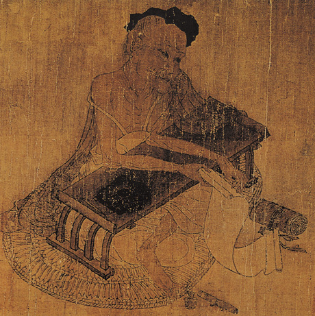 點(diǎn)擊圖片查看原圖 伏生授經(jīng)圖 王維.shtml