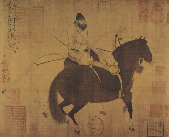 點(diǎn)擊圖片查看原圖 牧馬圖 韓幹.shtml
