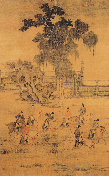 點(diǎn)擊圖片查看原圖 八達(dá)春游圖 趙嵓.shtml