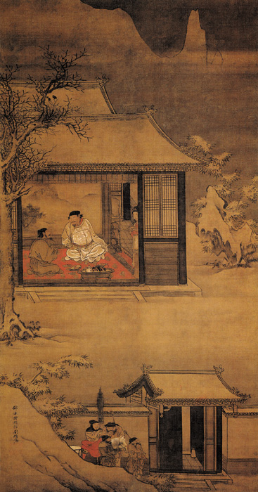 點(diǎn)擊圖片查看原圖 雪夜訪普圖 劉俊.shtml