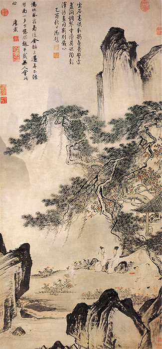 點擊圖片查看原圖 東籬賞菊圖 唐寅.shtml