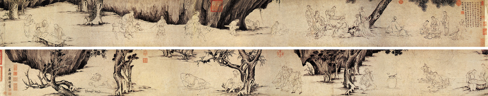 點(diǎn)擊圖片查看原圖 臨李公麟飲中八仙圖 唐寅.shtml