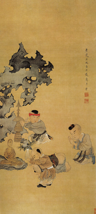 點擊圖片查看原圖 戲佛圖 陳洪綬.shtml