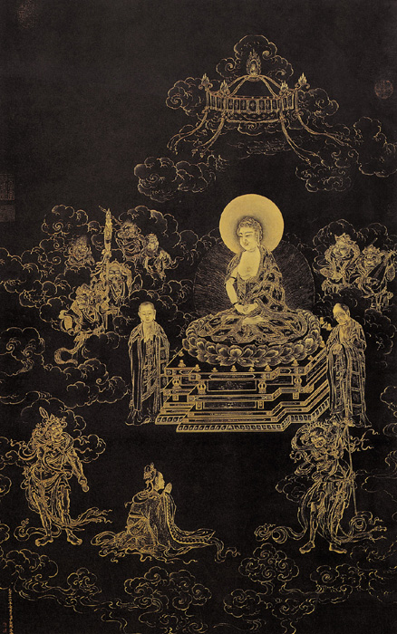 點(diǎn)擊圖片查看原圖 無(wú)量壽佛圖 丁觀鵬.shtml