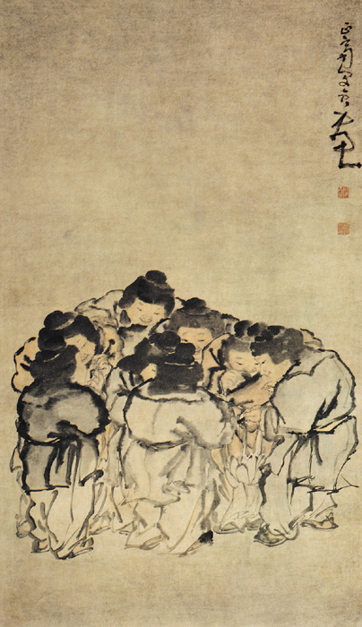 點(diǎn)擊圖片查看原圖 八子觀燈圖 閔貞.shtml