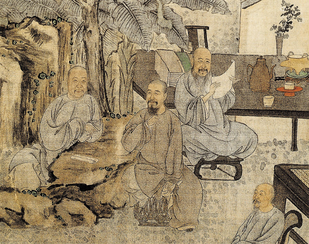 點(diǎn)擊圖片查看原圖 九日行庵文燕圖 葉芳林.shtml