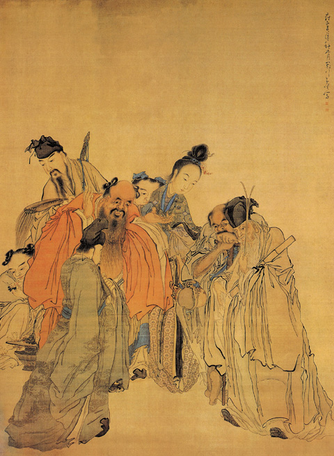 點擊圖片查看原圖 八仙圖 黃慎.shtml