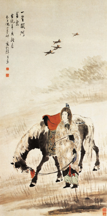 點(diǎn)擊圖片查看原圖 昭君出塞圖 倪田.shtml