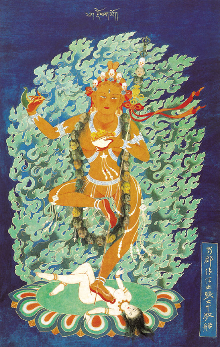 點(diǎn)擊圖片查看原圖 西藏空行母 張大千.shtml