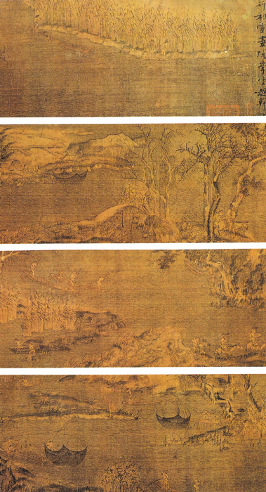 點(diǎn)擊圖片查看原圖 江行初雪圖 趙幹.shtml