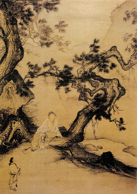 點擊圖片查看原圖 靜聽松風圖 馬麟.shtml