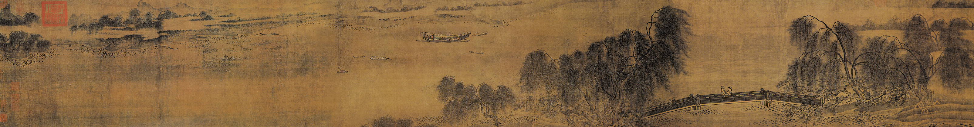 點擊圖片查看原圖 荷香消夏圖 馬麟.shtml