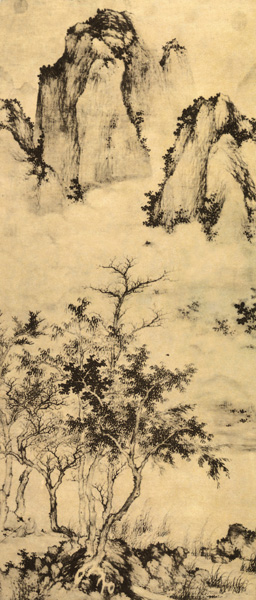 點(diǎn)擊圖片查看原圖 秋林高士圖 盛懋.shtml