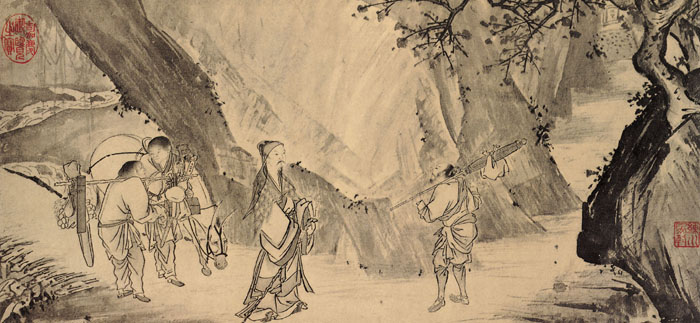 點擊圖片查看原圖 歸去來兮圖—問征夫以前路 馬軾.shtml
