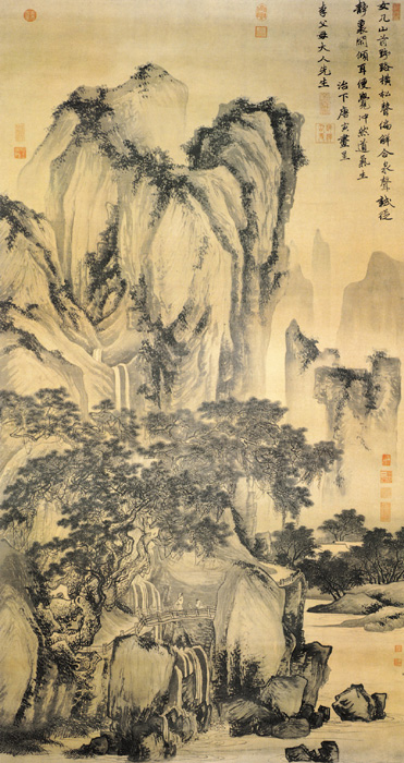 點擊圖片查看原圖 山路松聲圖 唐寅.shtml