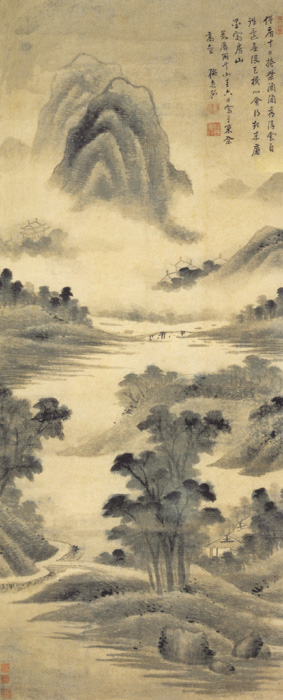 點擊圖片查看原圖 雨景山水圖 孫克弘.shtml