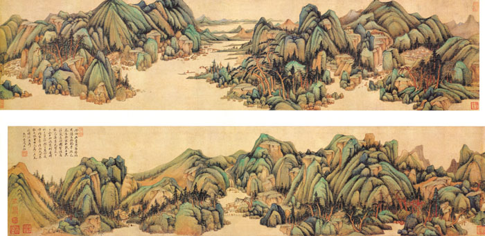 點(diǎn)擊圖片查看原圖 青綠山水圖 王鑒.shtml