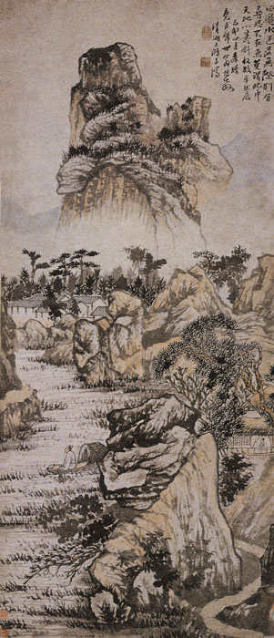 點(diǎn)擊圖片查看原圖 四邊水色圖 石濤.shtml