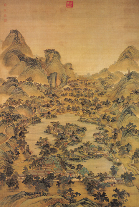 點(diǎn)擊圖片查看原圖 避暑山莊圖 冷枚.shtml