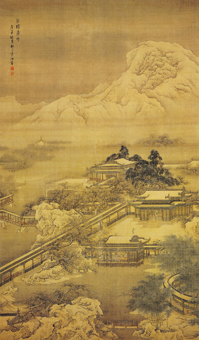 點(diǎn)擊圖片查看原圖 梁園飛雪圖 袁江.shtml