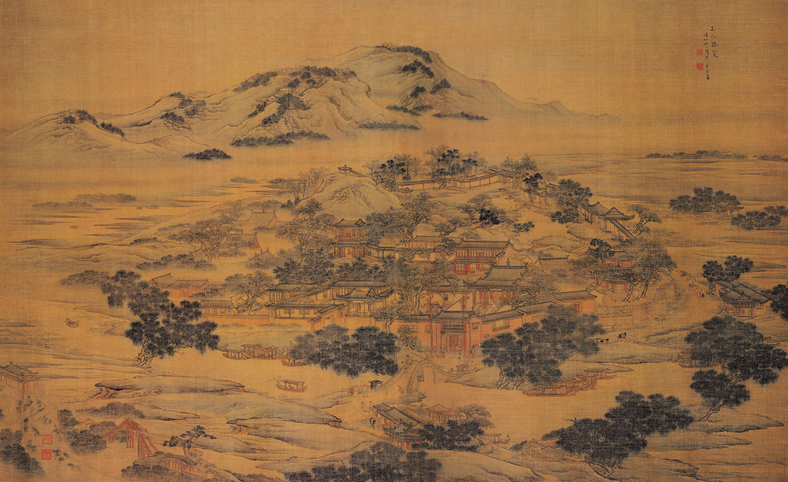 點(diǎn)擊圖片查看原圖 邗江勝覽圖 袁耀.shtml
