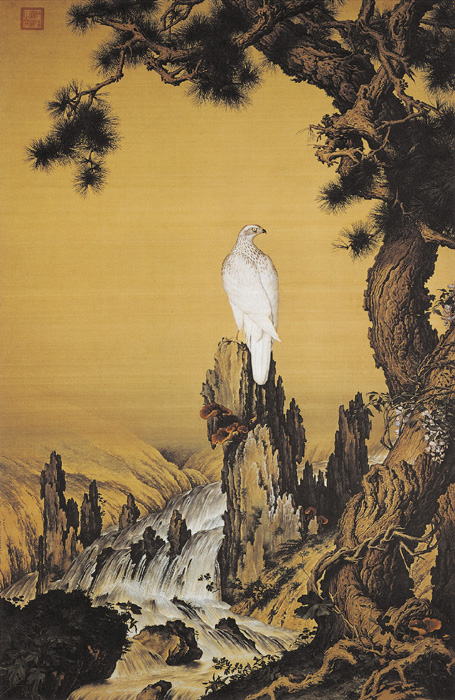 點(diǎn)擊圖片查看原圖 嵩獻(xiàn)英芝圖 郎世寧.shtml