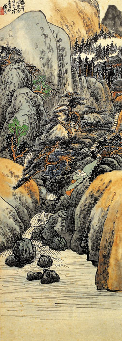 點(diǎn)擊圖片查看原圖 泉聲咽危石 陳師曾.shtml